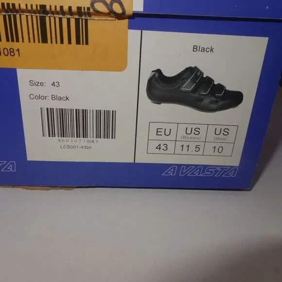 AVASTA Indoor Cycling Shoes Compatible w/ Peloton Shiman Men's 10 - Picture 8 of 9